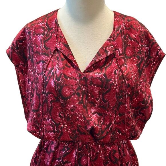 Worth 100% Silk Snakeskin Print Dress - Picture 2 of 6
